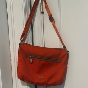 Coach Vibrant Orange Crossbody Bag
